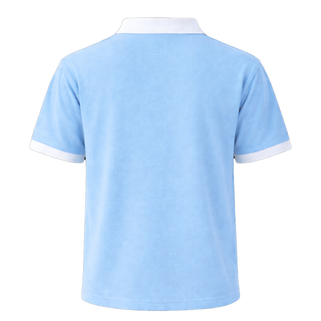 Signature Polo-Pastel Blue